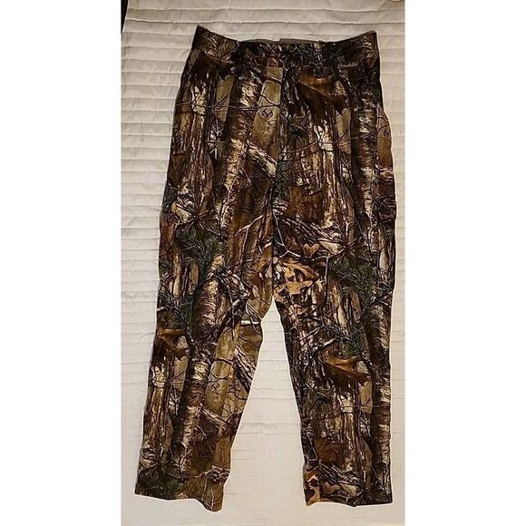 GAMEHIDE Mens Lined Grass Camo Hush Hide Hunting Pants 34x32 See Description - Picture 3 of 8
